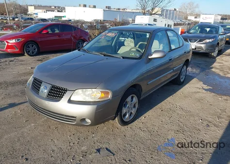 2005 Nissan Sentra 1.8S из США, поврежденный, VIN 3N1CB51D05L548454